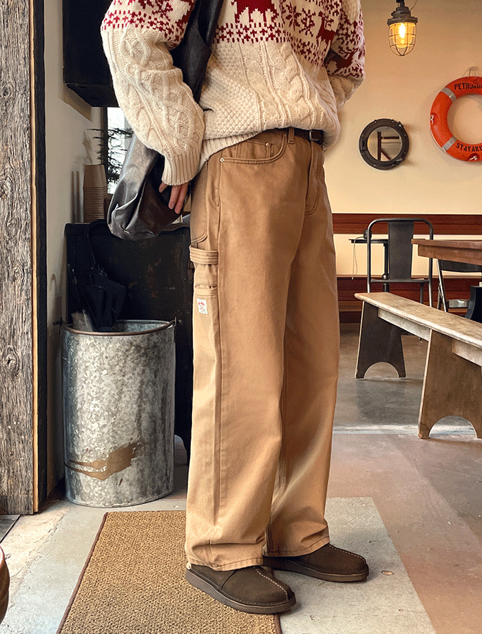 Carpenter Pocket Cotton Pants