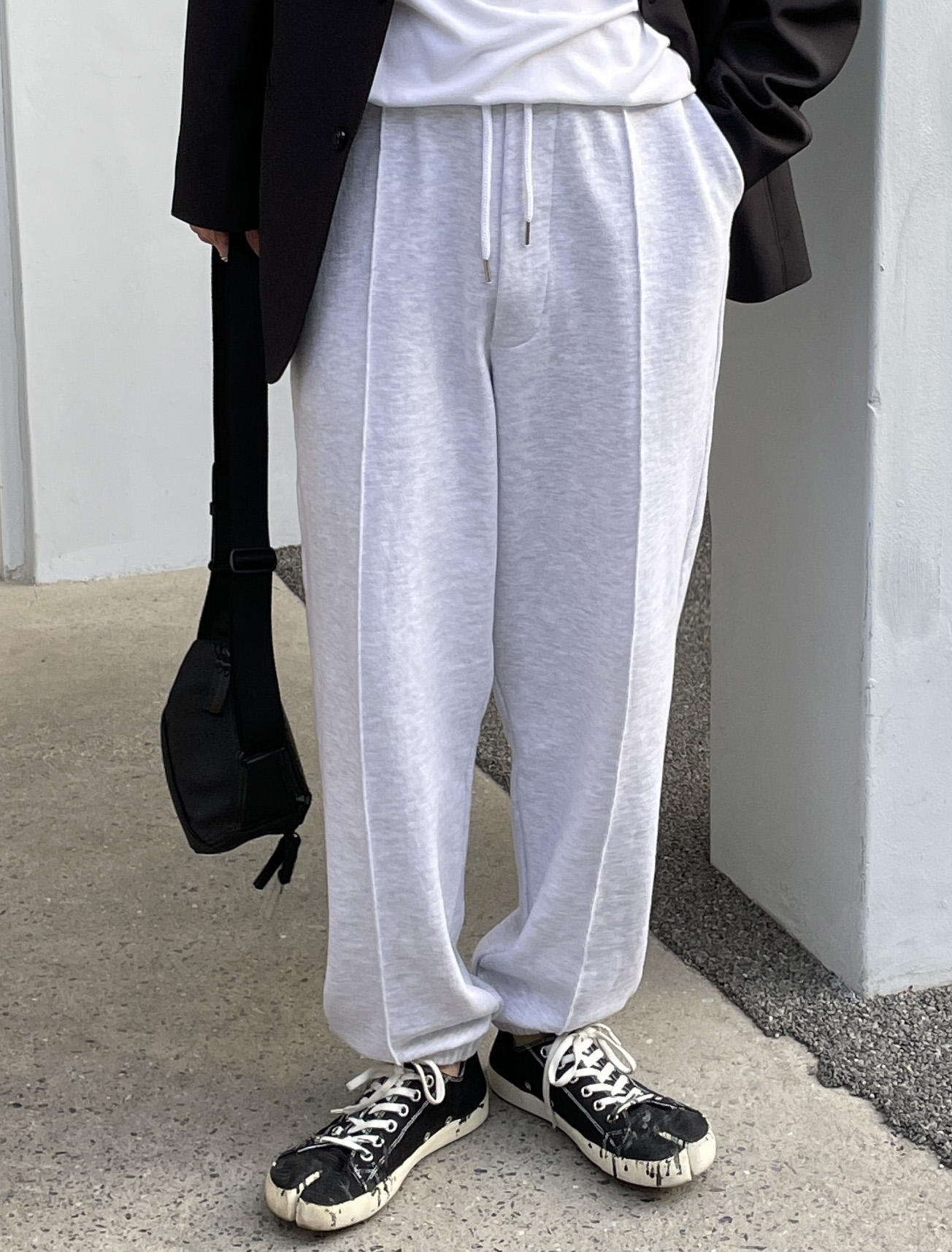 Straight Line Wide Jogger Pants