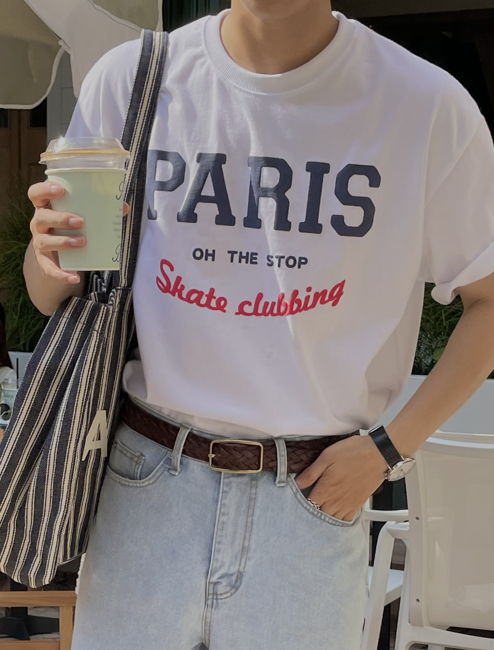 Paris Summer Printed Half T-shirts
