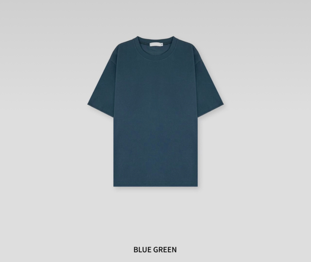 반팔 티셔츠 딥블루 색상 이미지-S3L1