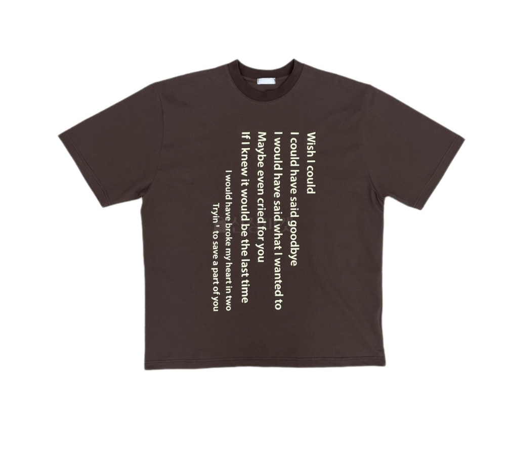 반팔 티셔츠 코코아 색상 이미지-S1L42