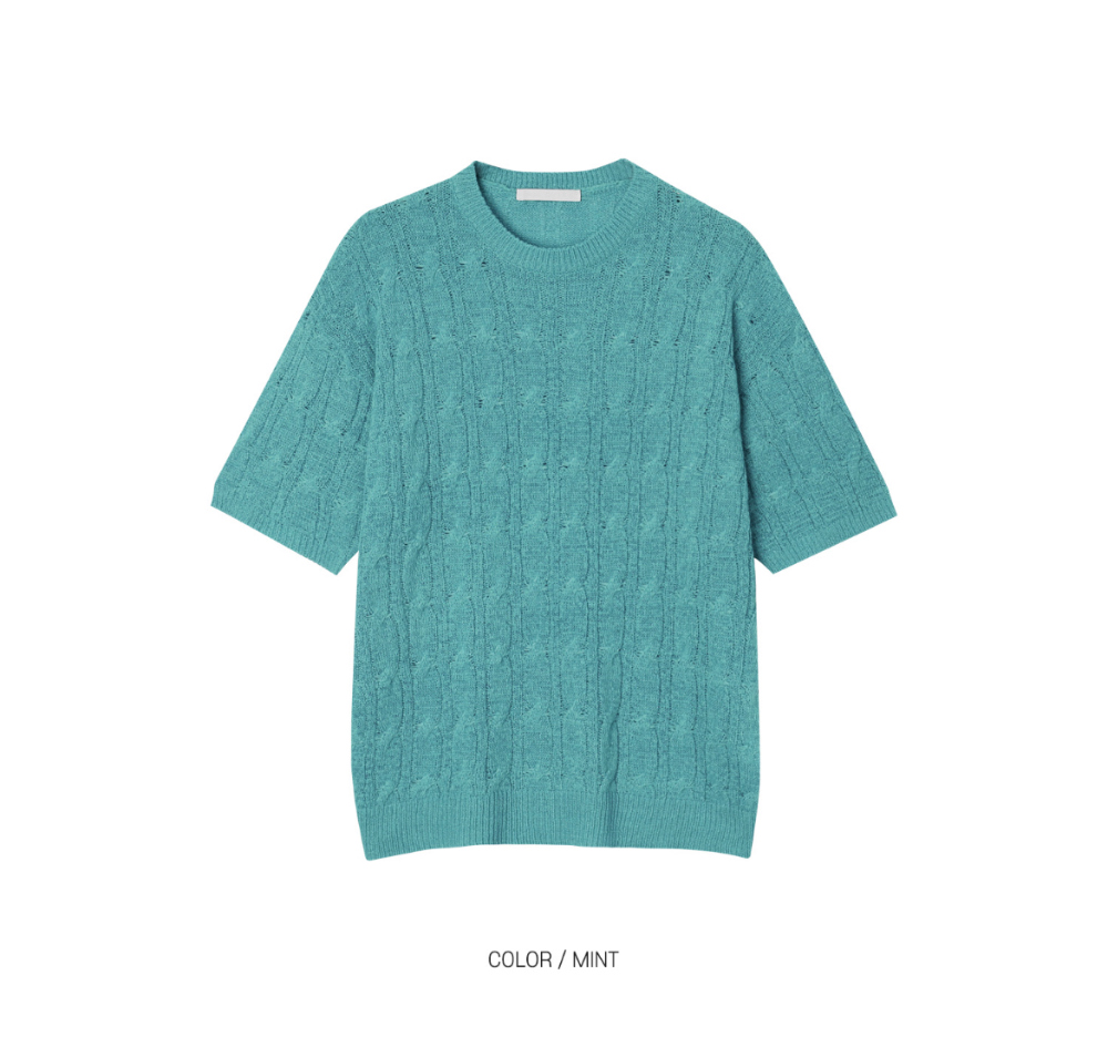 반팔 티셔츠 스카이블루 색상 이미지-S2L14