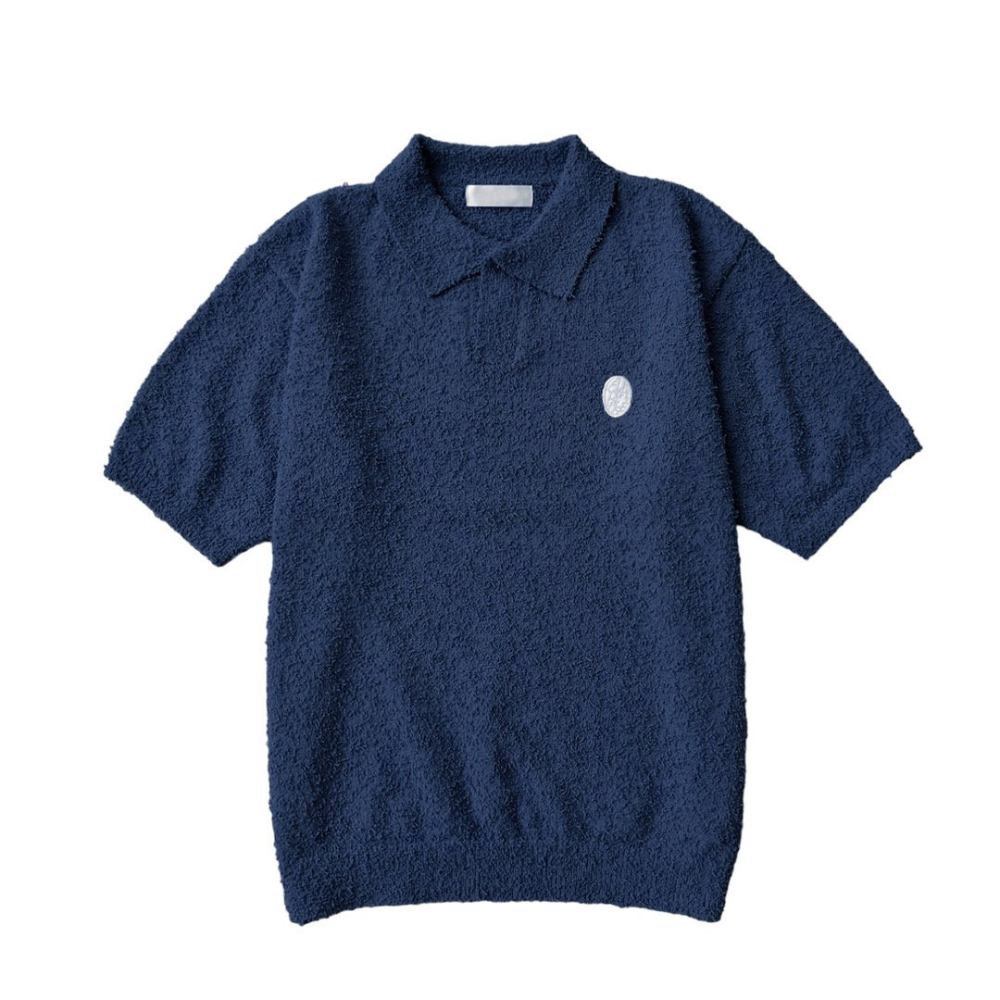 반팔 티셔츠 네이비블루 색상 이미지-S1L25