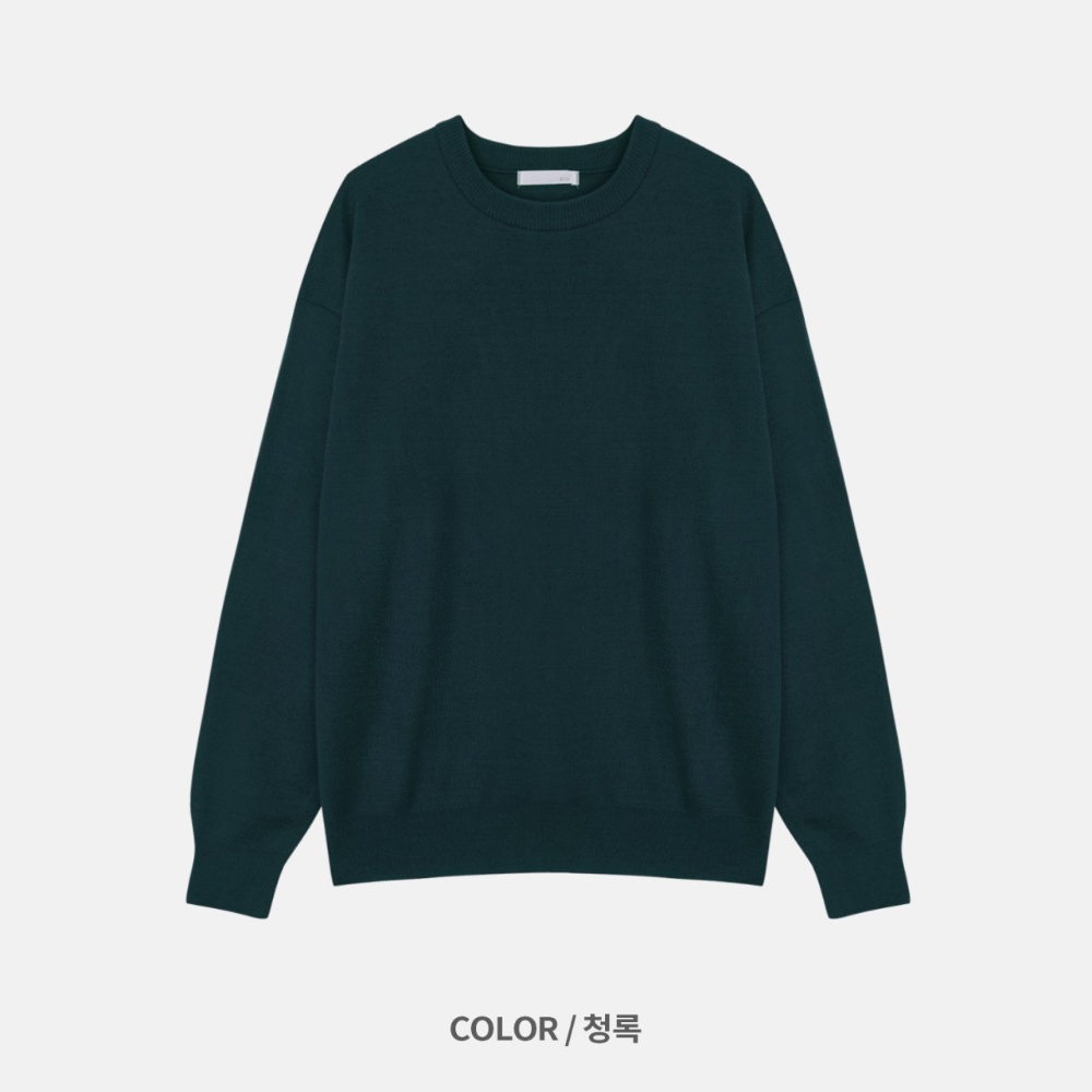 긴팔 티셔츠 그레이블루 색상 이미지-S1L48