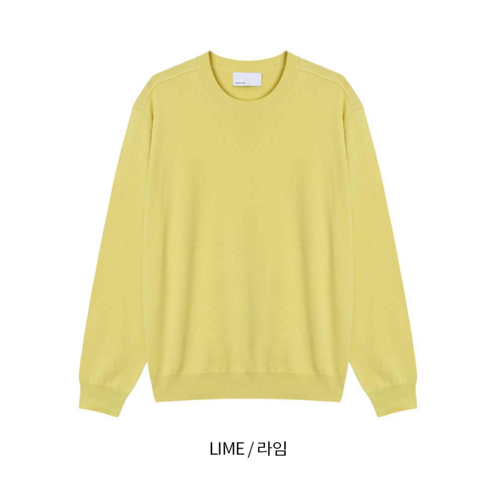 긴팔 티셔츠 옐로우 색상 이미지-S1L58