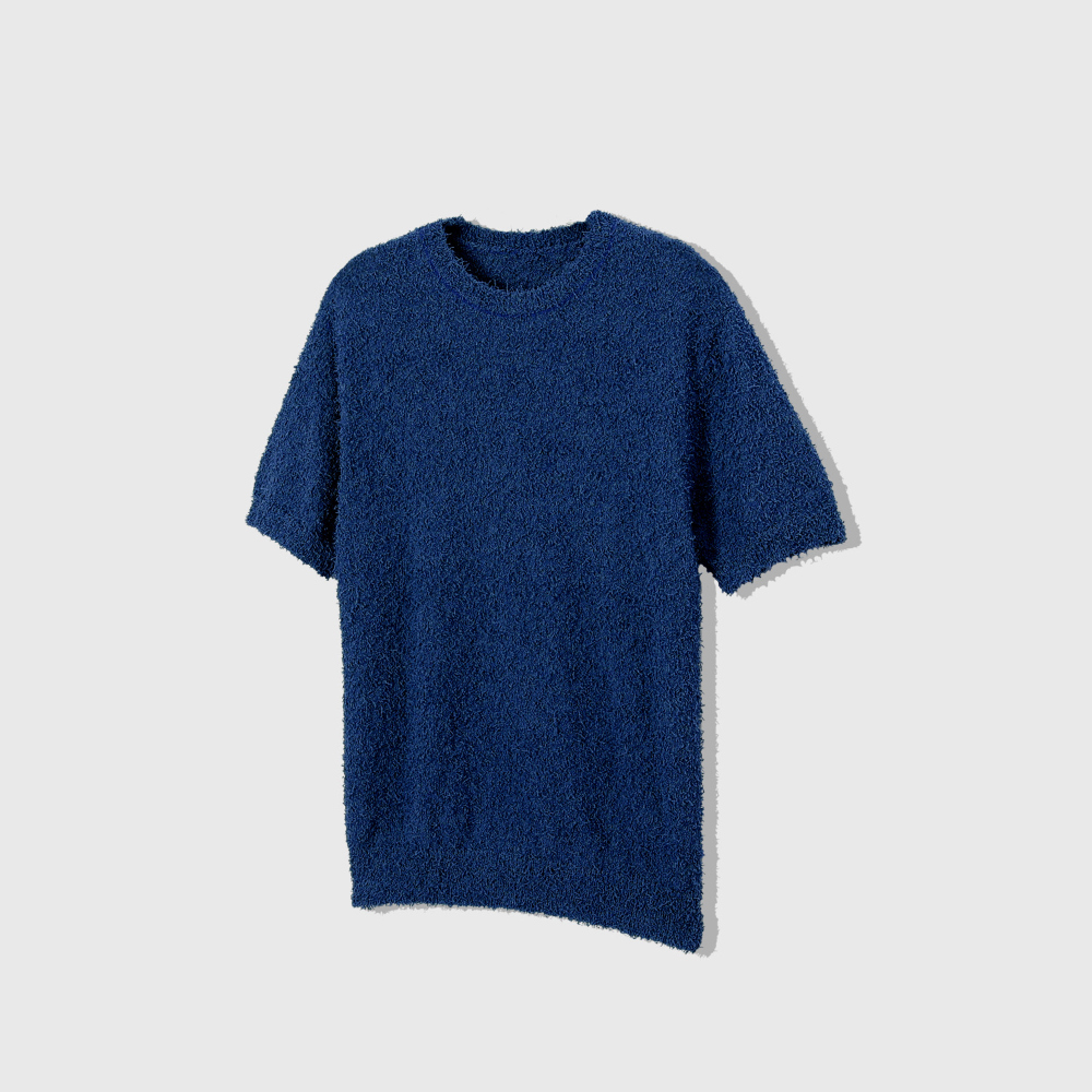 반팔 티셔츠 네이비블루 색상 이미지-S1L69